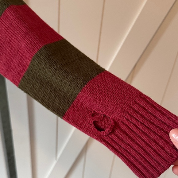 SPIRIT NIGHTMARE ON ELM STREET FREDDY KRUEGER SWEATER DRESS COSTUME ADULT  M - Picture 5 of 7